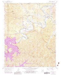 Download a high-resolution, GPS-compatible USGS topo map for Beaver, AR (1984 edition)