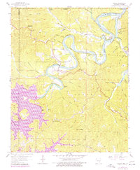 Download a high-resolution, GPS-compatible USGS topo map for Beaver, AR (1977 edition)
