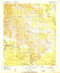 1951 Map of Ben Lomond, AR