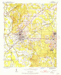 Download a high-resolution, GPS-compatible USGS topo map for Benton, AR (1956 edition)