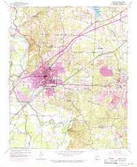 Download a high-resolution, GPS-compatible USGS topo map for Benton, AR (1971 edition)