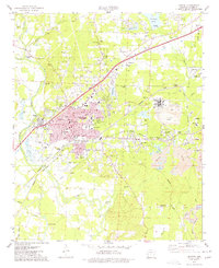 preview thumbnail of historical topo map of Benton, AR in 1974