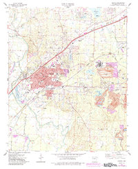 preview thumbnail of historical topo map of Benton, AR in 1974