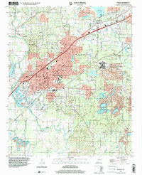 preview thumbnail of historical topo map of Benton, AR in 1994