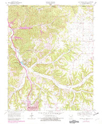 Download a high-resolution, GPS-compatible USGS topo map for Bentonville North, AR (1982 edition)