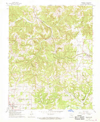 Download a high-resolution, GPS-compatible USGS topo map for Bergman, AR (1968 edition)