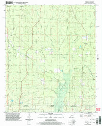 preview thumbnail of historical topo map of Ashley County, AR in 2002