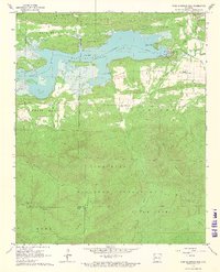 Download a high-resolution, GPS-compatible USGS topo map for Blue Mountain Dam, AR (1967 edition)