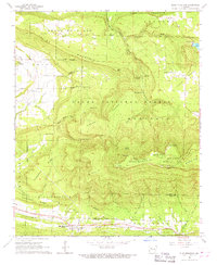 Download a high-resolution, GPS-compatible USGS topo map for Blue Mountain, AR (1967 edition)