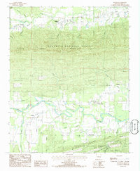 Download a high-resolution, GPS-compatible USGS topo map for Bluffton, AR (1986 edition)