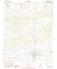Download a high-resolution, GPS-compatible USGS topo map for Booneville, AR (1983 edition)