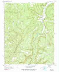 Download a high-resolution, GPS-compatible USGS topo map for Boxley, AR (1990 edition)