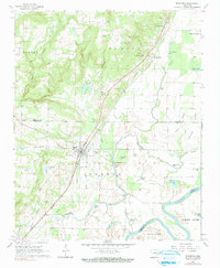 Download a high-resolution, GPS-compatible USGS topo map for Bradford, AR (1991 edition)