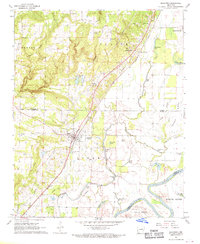 Download a high-resolution, GPS-compatible USGS topo map for Bradford, AR (1970 edition)