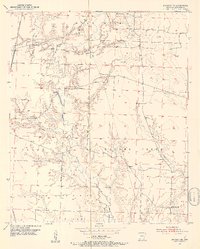 Download a high-resolution, GPS-compatible USGS topo map for Bradley NE, AR (1953 edition)