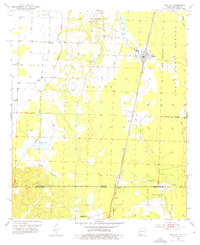 1952 Map of Bradley, AR, 1976 Print