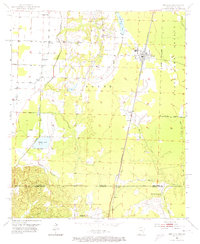 Download a high-resolution, GPS-compatible USGS topo map for Bradley, AR (1973 edition)