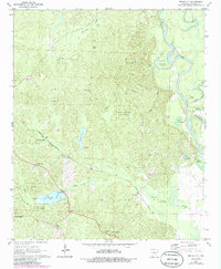 Download a high-resolution, GPS-compatible USGS topo map for Bragg City, AR (1986 edition)
