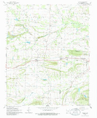 Download a high-resolution, GPS-compatible USGS topo map for Branch, AR (1986 edition)