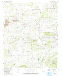 Download a high-resolution, GPS-compatible USGS topo map for Branch, AR (1993 edition)