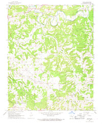Download a high-resolution, GPS-compatible USGS topo map for Bruno, AR (1968 edition)
