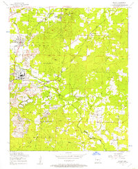 Download a high-resolution, GPS-compatible USGS topo map for Bryant, AR (1957 edition)