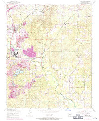 Download a high-resolution, GPS-compatible USGS topo map for Bryant, AR (1971 edition)