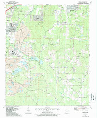 Download a high-resolution, GPS-compatible USGS topo map for Bryant, AR (1987 edition)