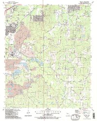 Download a high-resolution, GPS-compatible USGS topo map for Bryant, AR (1987 edition)