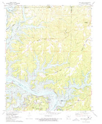 Download a high-resolution, GPS-compatible USGS topo map for Bull Shoals, AR (1973 edition)