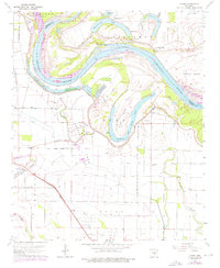 Download a high-resolution, GPS-compatible USGS topo map for Cades, AR (1976 edition)