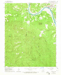 Download a high-resolution, GPS-compatible USGS topo map for Calico Rock, AR (1965 edition)