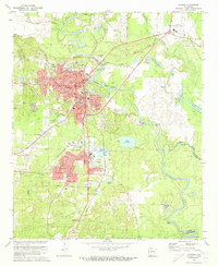 Download a high-resolution, GPS-compatible USGS topo map for Camden, AR (1973 edition)