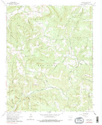 Download a high-resolution, GPS-compatible USGS topo map for Canaan, AR (1983 edition)