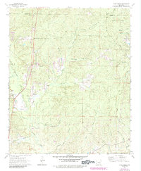 Download a high-resolution, GPS-compatible USGS topo map for Cane Creek, AR (1984 edition)