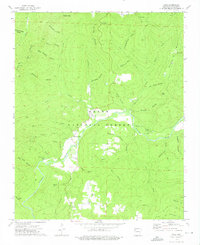 preview thumbnail of historical topo map of Franklin County, AR in 1973