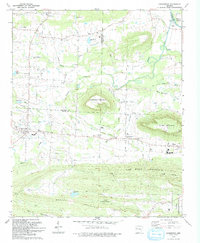 Download a high-resolution, GPS-compatible USGS topo map for Caulksville, AR (1993 edition)
