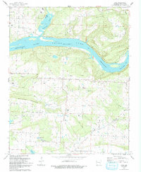 Download a high-resolution, GPS-compatible USGS topo map for Cecil, AR (1993 edition)