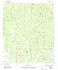 preview thumbnail of historical topo map of Calhoun County, AR in 1973