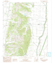 Download a high-resolution, GPS-compatible USGS topo map for Cherry Valley East, AR (1993 edition)