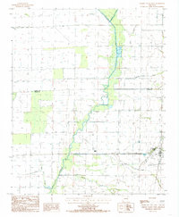 Download a high-resolution, GPS-compatible USGS topo map for Cherry Valley West, AR (1985 edition)