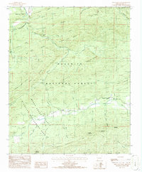 Download a high-resolution, GPS-compatible USGS topo map for Chula Mountain, AR (1986 edition)