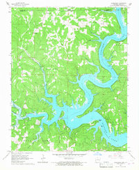 Download a high-resolution, GPS-compatible USGS topo map for Clarkridge, AR (1967 edition)