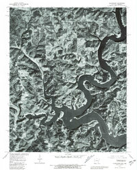 Download a high-resolution, GPS-compatible USGS topo map for Clarkridge, AR (1981 edition)