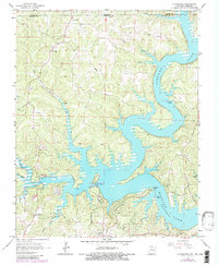 Download a high-resolution, GPS-compatible USGS topo map for Clarkridge, AR (1982 edition)
