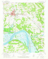 Download a high-resolution, GPS-compatible USGS topo map for Clarksville, AR (1973 edition)