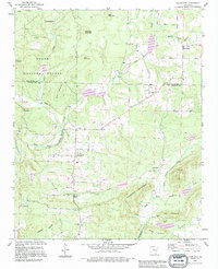 Download a high-resolution, GPS-compatible USGS topo map for Cleveland, AR (1995 edition)