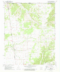 Download a high-resolution, GPS-compatible USGS topo map for Colcord NE, AR (1973 edition)