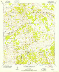 preview thumbnail of historical topo map of Hempstead County, AR in 1951
