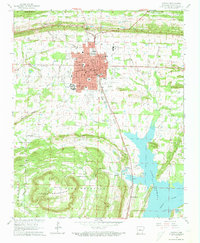 Download a high-resolution, GPS-compatible USGS topo map for Conway, AR (1973 edition)